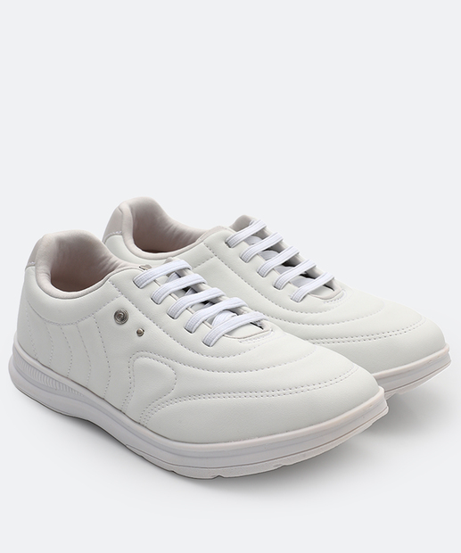 Tênis Casual Feminino Comfortflex Branco