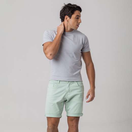 Bermuda Sarja Masculina Verde Zune