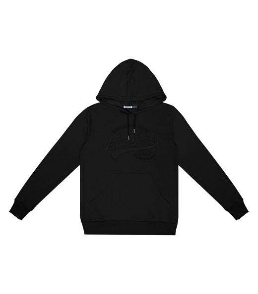 Moletom Juvenil Menino Com Capuz Minty Preto