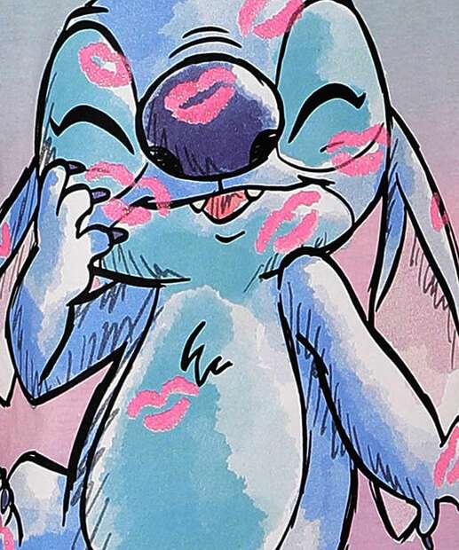 Camisola Infantil Estampa Stitch Disney Tam 2 a 10