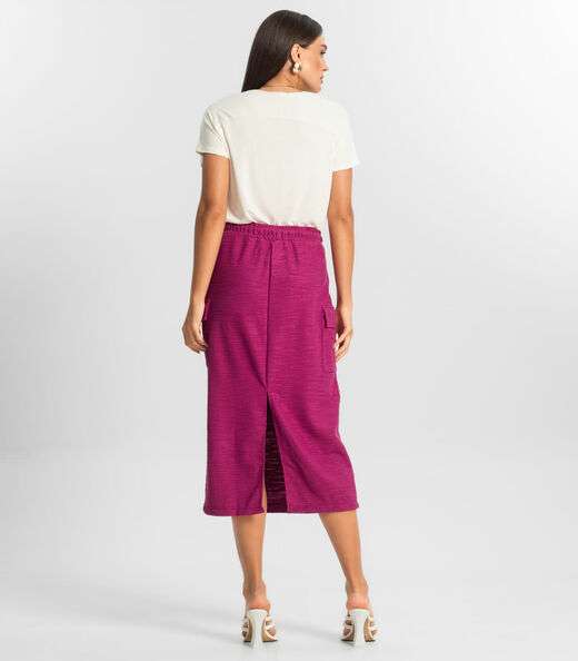 Saia Feminina Midi Endless Roxo