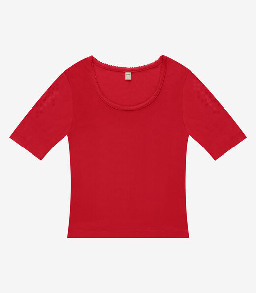 Image_Blusa Feminina Ribana de Viscose Rovitex Vermelho