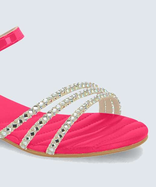 Sandália Infantil Tiras Strass Molekinha 