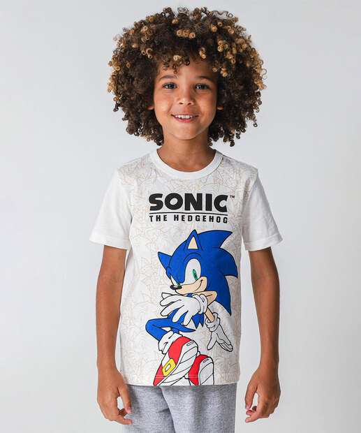 Image_Camiseta Infantil Estampa Sonic Tam 4 a 10 Off White