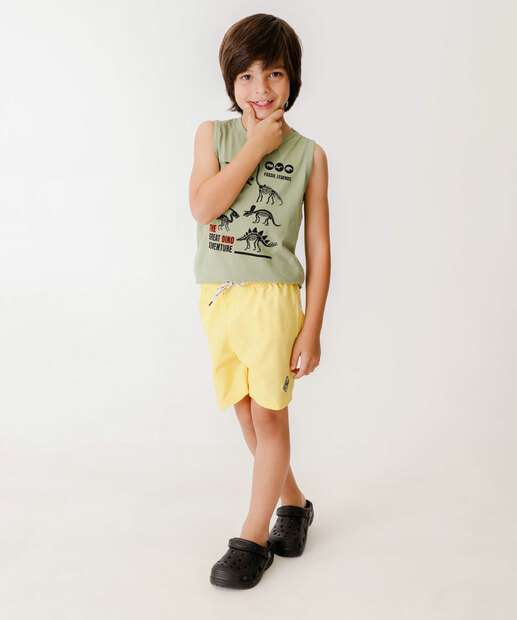 Image_Bermudas Infantil Marisa Tam 4 a 10 Amarelo