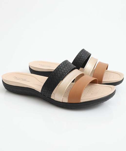 Rasteirinha Feminina Conforto Modare Preto