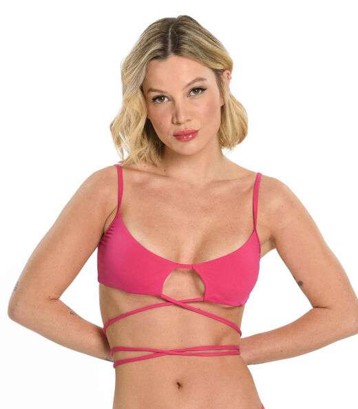 Conjunto Biquíni Amarração Loule Rosa
