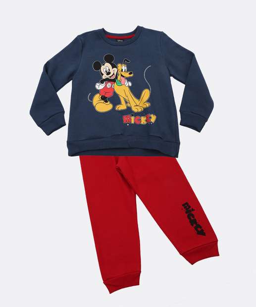 Image_Conjunto Infantil Moletinho Mickey Disney Tam 1 a 3 Azul