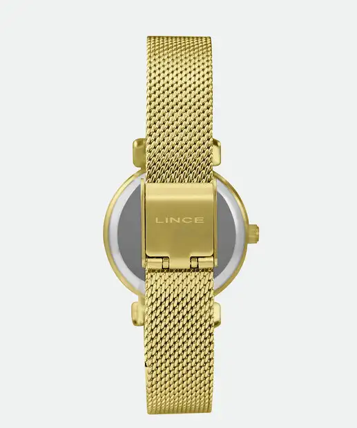 Kit Relógio Feminino Lince LRGH292L28 Dourado