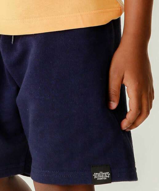 Bermuda Infantil Moletinho MR Tam 4 a 10