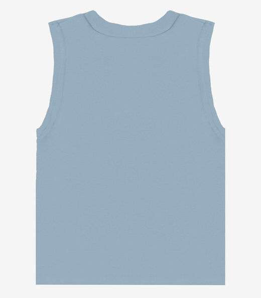 Regata Básica Infantil Lisa Soletex Azul