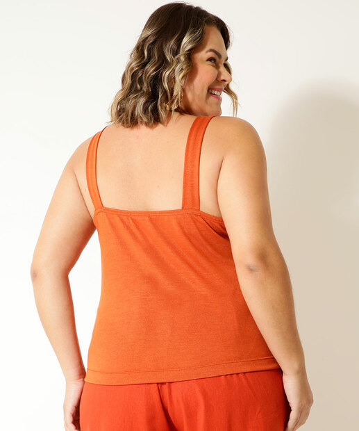 Blusa Regata Plus Size Feminina Marisa