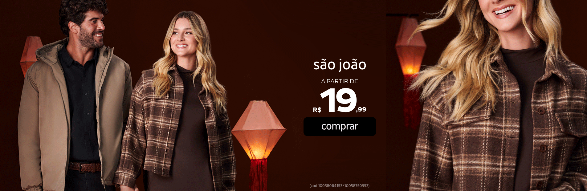 São João a partir de R$19,99
