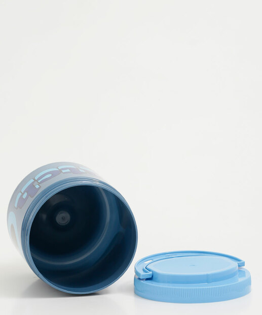Pote Com Tampa Organizador Stitch Disney 1000ML