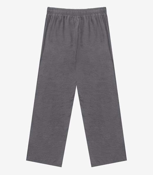 Calça Feminina Pantalona Plus Size Renaluci Cinza