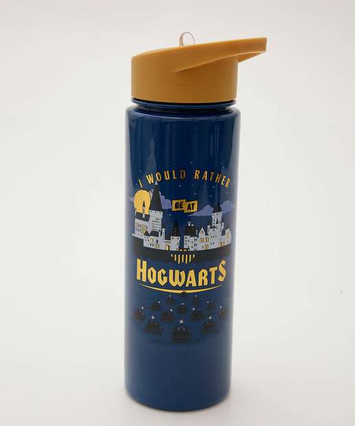 Garrafa Squeeze Estampa Hogwarts Harry Potter 680ml