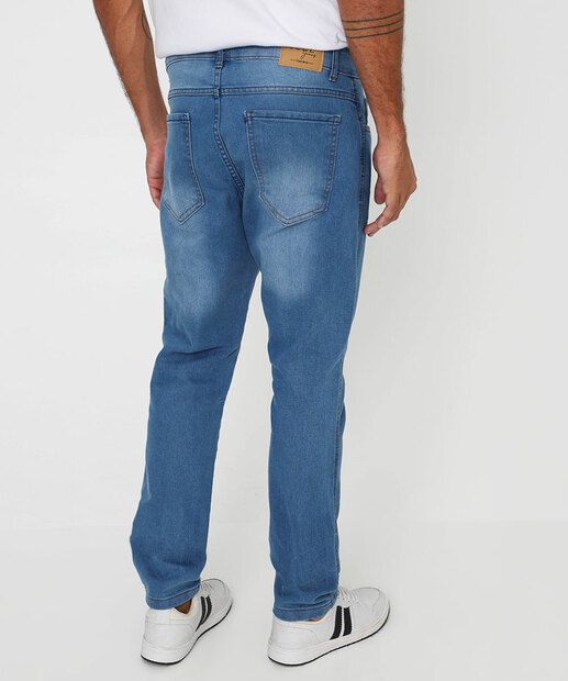 Calça Masculina Jeans Skinny Jezzian Azul