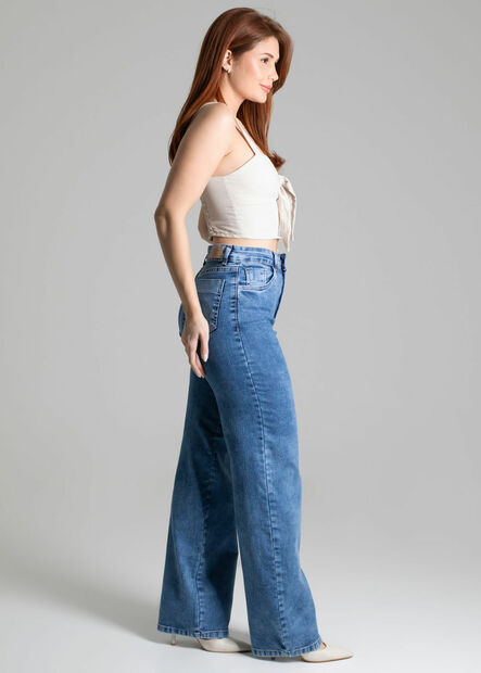 Calça Jeans Sawary Wide Leg - 278042