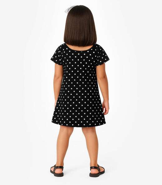 Vestido Feminino Infantil Select Preto