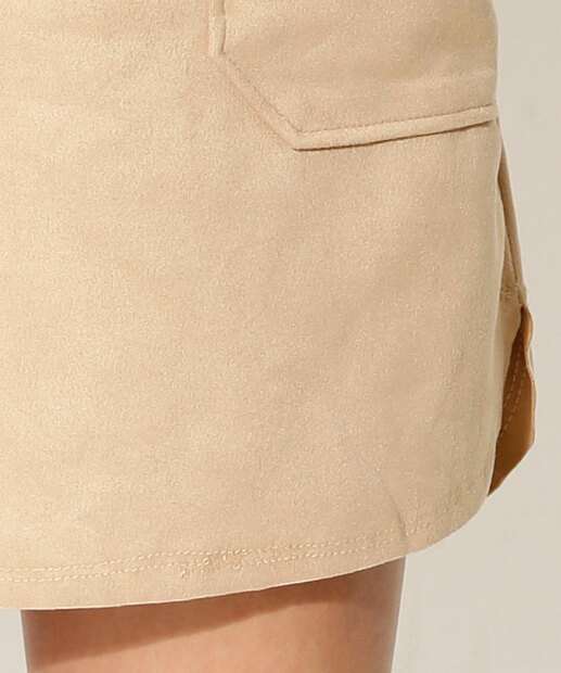 Short Suede Feminino Bolsos Marisa