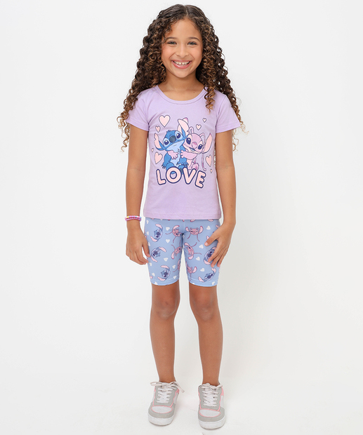 Image_Conjunto Infantil Stitch E Angel Disney Tam 4 a 10 Lilás