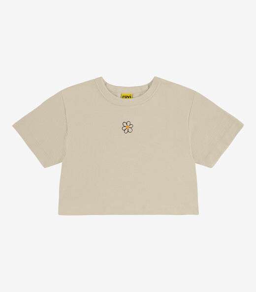 Blusa Infantil Malhão Fruit Rovi Kids Bege