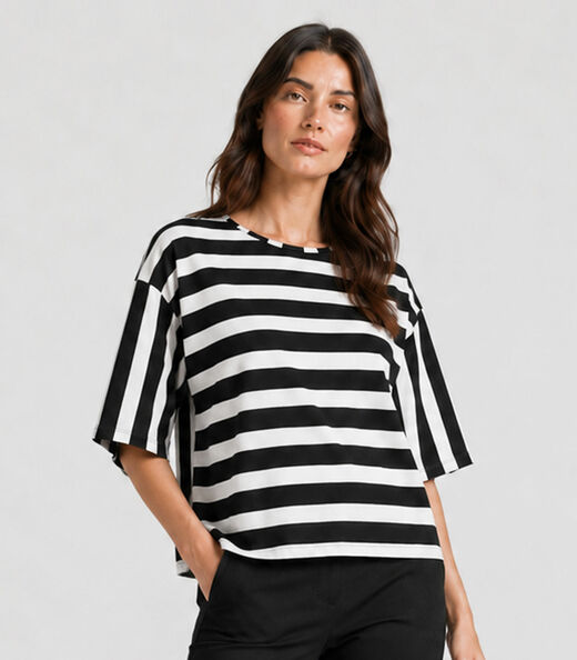Image_Blusa Feminina Listrada Infinita Cor Preto