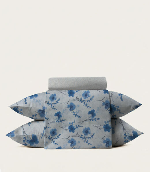 Image_Jogo De Cama 4 Peças Supercal Queen Corttex Azul
