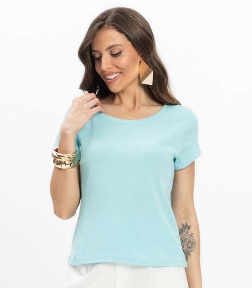 Blusa Feminina Infinita Cor Azul