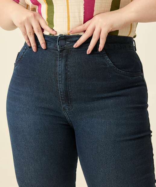 Calça Plus Size Feminina Jeans Skinny Biotipo