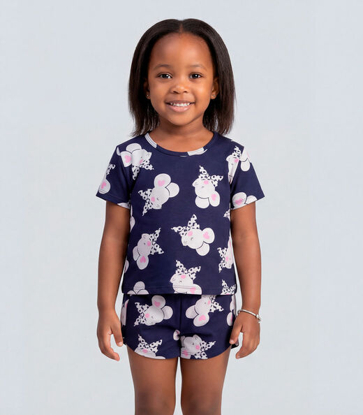 Image_Conjunto Infantil Blusa e Shorts Select Azul