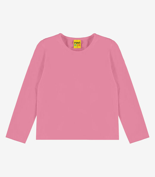 Image_Blusa Manga Longa Infantil Feminina Rovitex Kids Rosa