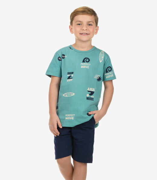 Image_Conjunto Camiseta com Bermuda Menino Rovi Kids Verde