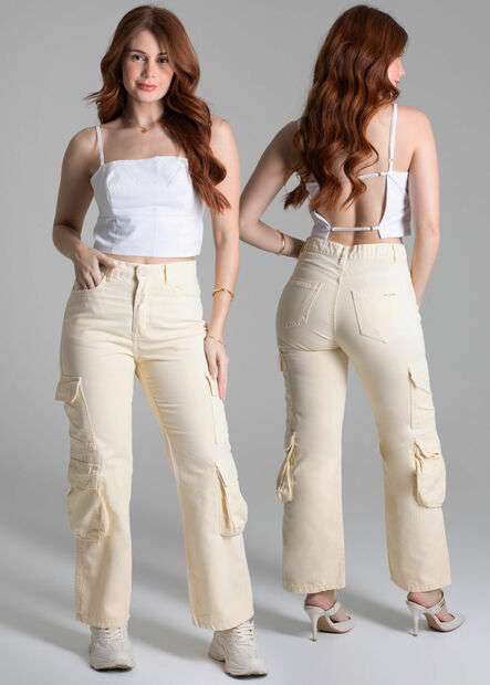 Calça Sarja Sawary Reta - 278225