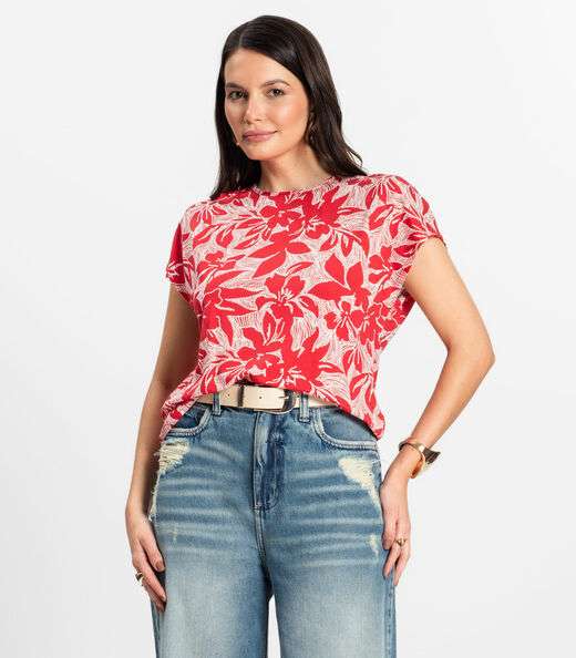 Image_Blusa Feminina em Viscotorcion Rovitex Vermelho