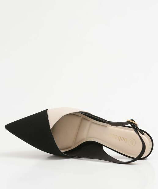 Scarpin Feminino Slingbak Salto Fino Bebecê