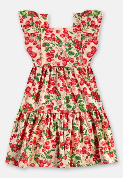 Vestido Midi em Cotton Infantil Up Baby