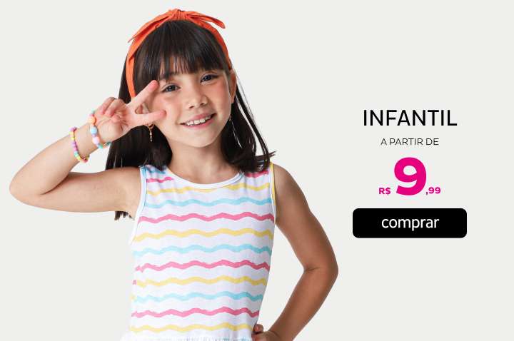 Infantil a partir de R$9,99