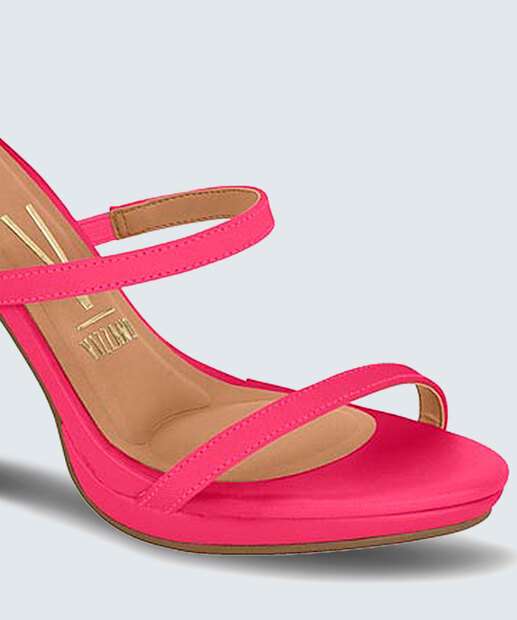 Sandália Salto Fino Feminina Tiras Vizzano 