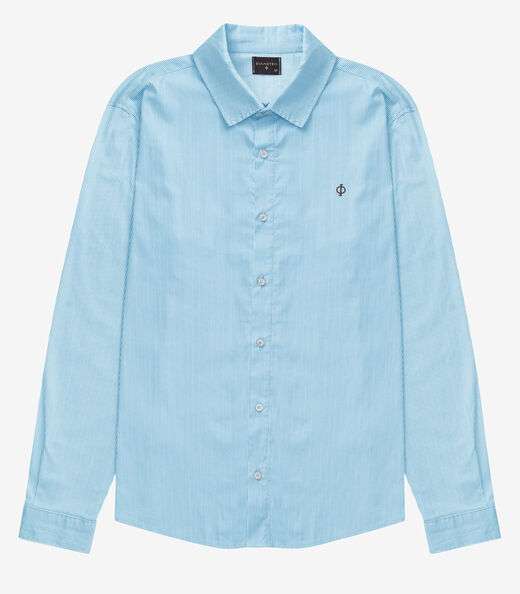 Camisa Manga Longa Diametro Azul