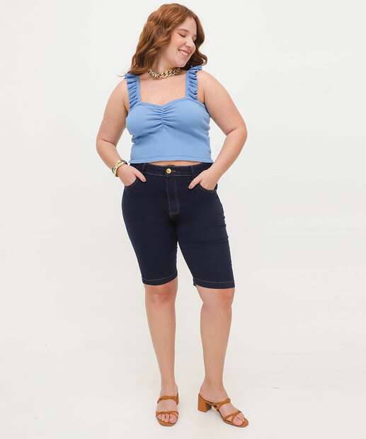 Image_Bermuda Plus Size Feminina Jeans Ciclista 
