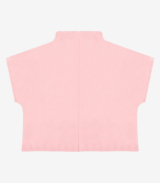 Blusa Feminina Com Gola Chaminé Select Rosa