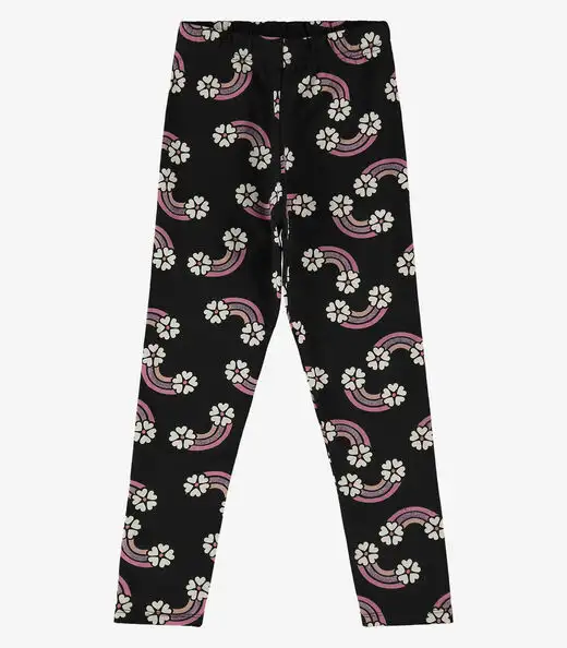 Legging Infantil Estampada Rovi Kids Preto