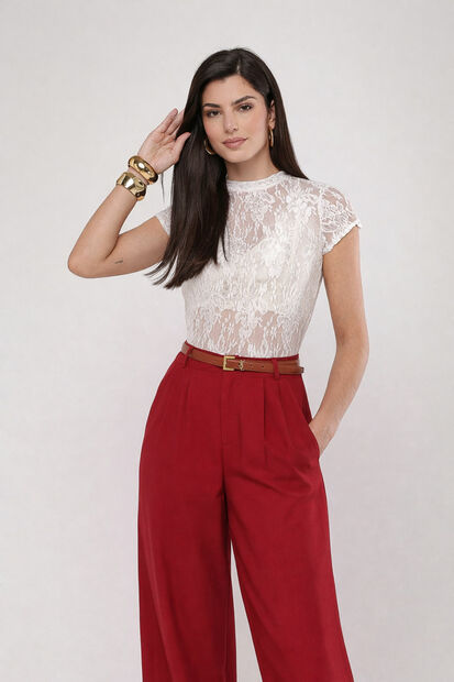 Image_Blusa de Renda Flores Manga Curta Branco Salvatore