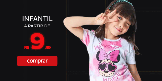 Infantil a partir de R$9,99