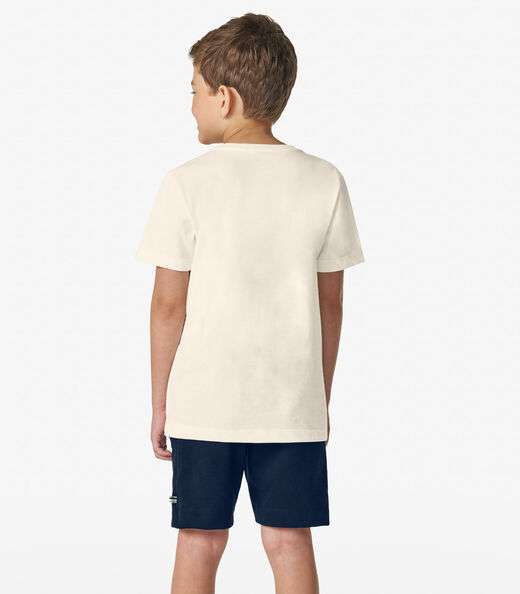 Conjunto Camiseta com Bermuda masculino Trick Nick Off White