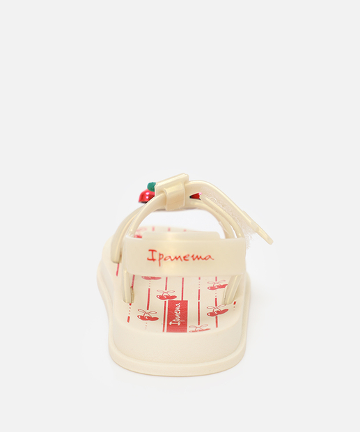 Sandália Infantil Bebê Cereja Little Ipanema Bege