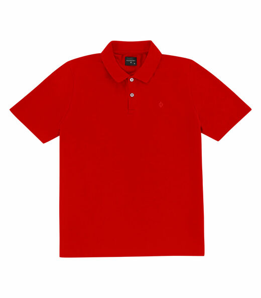 Polo Básica Masculina Diametro Vermelho