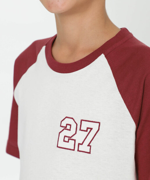 Camiseta Juvenil Recorte Marisa Tam 10 a 16 Bege
