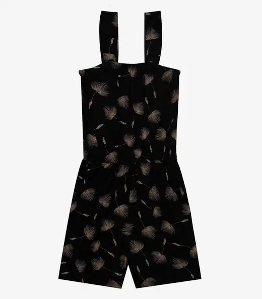 Macaquinho Feminino Curto Infinita Cor Preto